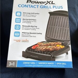 Black Contact Grill Plus